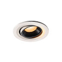 LED Ceiling recessed luminaire NUMINOS� MOVE S, 2700K, 40�, white/black