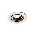 LED Ceiling recessed luminaire NUMINOS� MOVE S, 4000K, 20�, white/chrome