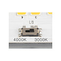 SLV 3-phase spot SIGHT TRACK, CCT 37W, 3000/4000K, 3000lm, IP20, silver