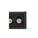 Ceiling recessed luminaire MILANDOS 6, 45�, 2700K, black