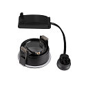 Ceiling recessed luminaire HORN GU10, 25W, blower door tested, black