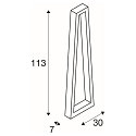 SLV Floor lamp BOOKAT Pole PHASE, CCT, anthracite