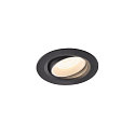 LED Ceiling recessed luminaire NUMINOS� MOVE XS, 4000K, 20�, black/white