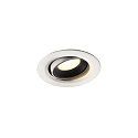 LED Ceiling recessed luminaire NUMINOS� MOVE XS, 4000K, 20�, white/black