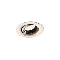 LED Ceiling recessed luminaire NUMINOS� MOVE XS, 4000K, 20�, white/chrome