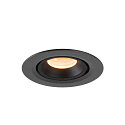 SLV LED Ceiling recessed luminaire NUMINOS� GIMBLE XS, 2700K, 40�, black