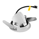SLV LED Ceiling recessed luminaire NUMINOS� GIMBLE XS, 2700K, 20�, white/black