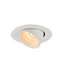 SLV LED Ceiling recessed luminaire NUMINOS� GIMBLE XS, 2700K, 40�, white