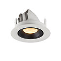 SLV LED Ceiling recessed luminaire NUMINOS� GIMBLE XS, 3000K, 40�, white/black