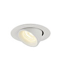 SLV LED Ceiling recessed luminaire NUMINOS� GIMBLE XS, 4000K, 40�, white