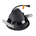 SLV LED Ceiling recessed luminaire NUMINOS� GIMBLE S, 2700K, 20�, black