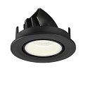 SLV LED Ceiling recessed luminaire NUMINOS� GIMBLE S, 4000K, 40�, black/white