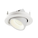 SLV LED Ceiling recessed luminaire NUMINOS� GIMBLE S, 4000K, 20�, white