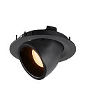 SLV LED Ceiling recessed luminaire NUMINOS� GIMBLE M, 2700K, 40�, black