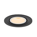 SLV LED Ceiling recessed luminaire NUMINOS� GIMBLE M, 2700K, 40�, black/white