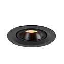 SLV LED Ceiling recessed luminaire NUMINOS� GIMBLE M, 2700K, 55�, black