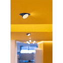 SLV LED Ceiling recessed luminaire NUMINOS� GIMBLE M, 3000K, 40�, black/white