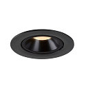 SLV LED Ceiling recessed luminaire NUMINOS� GIMBLE L, 3000K, 40�, black