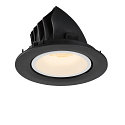 SLV LED Ceiling recessed luminaire NUMINOS� GIMBLE L, 3000K, 40�, black/white