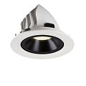 SLV LED Ceiling recessed luminaire NUMINOS� GIMBLE L, 4000K, 40�, white/black