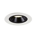 SLV LED Ceiling recessed luminaire NUMINOS� GIMBLE L, 4000K, 40�, white/black