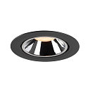 SLV LED Ceiling recessed luminaire NUMINOS� GIMBLE XL, 2700K, 40�, black/chrome