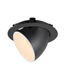 SLV LED Ceiling recessed luminaire NUMINOS� GIMBLE XL, 2700K, 55�, black/white