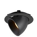 SLV LED Ceiling recessed luminaire NUMINOS� GIMBLE XL, 3000K, 40�, black