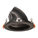 SLV LED Ceiling recessed luminaire NUMINOS� GIMBLE XL, 3000K, 40�, black