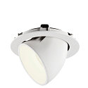 SLV LED Ceiling recessed luminaire NUMINOS� GIMBLE XL, 4000K, 20�, white