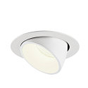 SLV LED Ceiling recessed luminaire NUMINOS� GIMBLE XL, 4000K, 40�, white