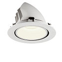SLV LED Ceiling recessed luminaire NUMINOS� GIMBLE XL, 4000K, 55�, white