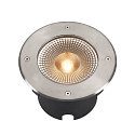 SLV LED Floor recessed luminaire ROCCI 200 EL, round, 16W, 3000K, 120�, black
