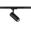 SLV LED 3-phase spot NUMINOS� DALI ZOOM M, 20W, 3000K, 15�, black