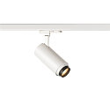 SLV LED 3-phase spot NUMINOS� DALI ZOOM M, 20W, 3000K, 15�, white