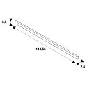 SLV LED Light bar BATTEN 120, 18W, 3000K, white