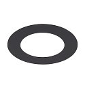 Mounting frame for NUMINOS� S, 160/100mm, round, black
