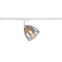 1-phase spot PARA CONE GL GU10, transparent, white