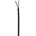 Pendant luminaire PARA CONE GL GU10, transparent, black