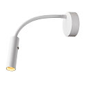 LED Wall luminaire KARPO GOOSE, 5,8W, 3000K, 40�, white