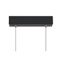 SLV Pendant luminaire ONE LINEAR 100 PHASE up/down, 24W, 2700/3000K, black