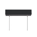 SLV Pendant luminaire ONE LINEAR 140 PHASE up/down, 35W, 2700/3000K, black
