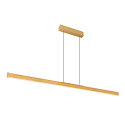 SLV Pendant luminaire ONE LINEAR 140 PHASE up/down, 35W, 2700/3000K, brass