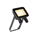 LED Wall / Ceiling luminaire FLOODI S, 9,3W, 3000K, 100�, anthracite/transparent