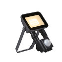 SLV LED Wall / Ceiling luminaire FLOODI S, 9,3W, 3000K, 100�, anthracite/transparent