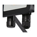 SLV LED Wall / Ceiling luminaire FLOODI S, 9,3W, 3000K, 100�, anthracite/transparent