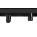 SLV LED Wall / Ceiling luminaire FLOODI L, 48W, 3000K, 100�, anthracite/transparent