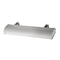 SLV outdoor wall luminaire VANO WING SP SHORT IP65, grey dimmable
