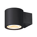 SLV wall luminaire OCULUS WL SINGLE IP20, black dimmable