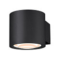 SLV wall luminaire OCULUS WL SINGLE IP20, black dimmable
